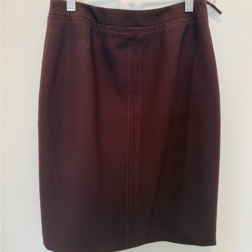 Boss Deep Burgundy Pencil Skirt